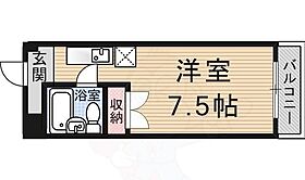 アネックスキューズ  ｜ 滋賀県大津市馬場２丁目（賃貸マンション1R・4階・20.25㎡） その2