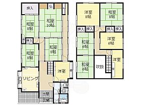 滋賀県守山市赤野井町（賃貸一戸建11LDK・2階・273.03㎡） その2