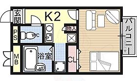 レオパレス21オンザヒル  ｜ 滋賀県大津市湖城が丘（賃貸アパート1K・1階・20.28㎡） その2