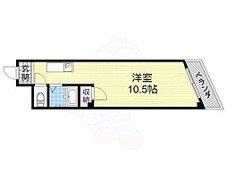 トータルエステートビル 1Kの間取図画像