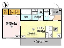 間取図画像 1LDK
