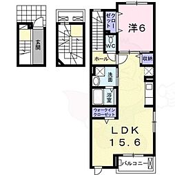ルートメゾン 1LDKの間取図画像