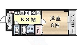 RoomsOoji 1Kの間取図画像