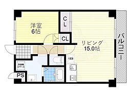 アルカディアニ町 1LDKの間取図画像