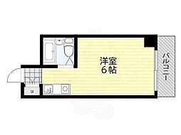 レジナス瀬田 ワンルームの間取図画像