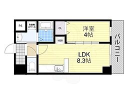 Blezio3 1LDKの間取図画像