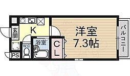 疋田マンション 1Kの間取図画像
