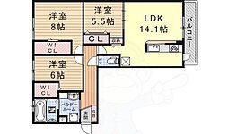 ボヌール 3LDKの間取図画像