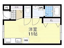 セルフィーユ守山 ワンルームの間取図画像