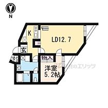 京都府京都市山科区大宅五反畑町（賃貸マンション1LDK・2階・52.70㎡） その2