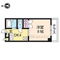 京都府京都市山科区御陵四丁野町（賃貸マンション1DK・3階・25.20㎡） その2