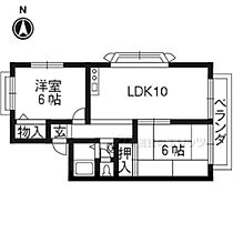 京都府京都市伏見区下鳥羽南柳長町（賃貸アパート2LDK・2階・47.00㎡） その2