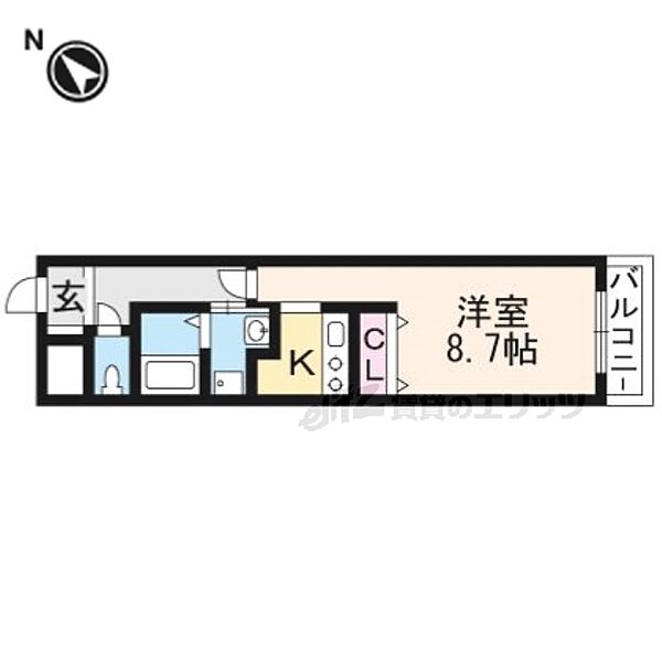 サクセスコート 203｜京都府京都市南区吉祥院東砂ノ町(賃貸マンション1K・2階・30.16㎡)の写真 その2