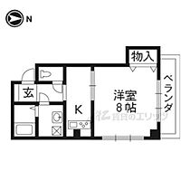 京都府京都市下京区観喜寺町（賃貸マンション1K・2階・30.68㎡） その2