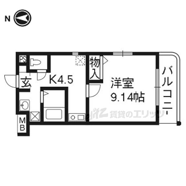 カーサ・ドルチェ 105｜京都府京都市伏見区深草西出町(賃貸マンション1K・1階・30.35㎡)の写真 その2