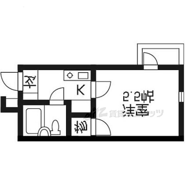 レオパレスＲＸ山科 104｜京都府京都市山科区大宅辻脇町(賃貸マンション1K・1階・16.80㎡)の写真 その2