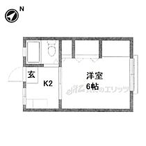 京都府城陽市平川大将軍（賃貸アパート1K・2階・19.40㎡） その2