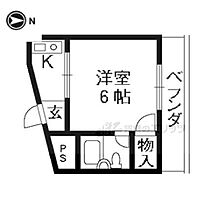 京都府宇治市伊勢田町南山（賃貸マンション1K・3階・17.00㎡） その2