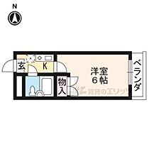 京都府京都市山科区勧修寺東金ケ崎（賃貸マンション1K・1階・18.76㎡） その2