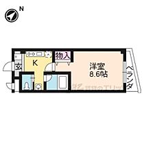 Ｅｓｔｕｄｉｏ－Ｒ 203 ｜ 京都府京都市山科区御陵上御廟野町（賃貸マンション1K・3階・25.79㎡） その2