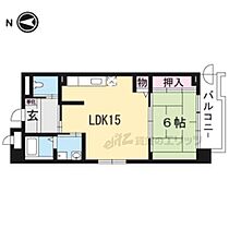 京都府京都市山科区音羽珍事町（賃貸マンション1LDK・4階・54.70㎡） その2