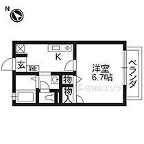 京都府京都市山科区御陵久保町（賃貸アパート1K・2階・24.00㎡） その2