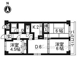ロイヤル現代 1階3LDKの間取り
