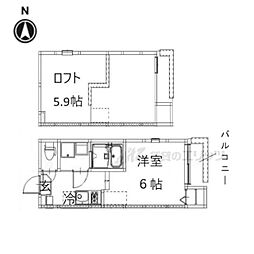 間取図画像 1K