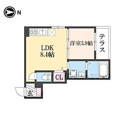 Fasesia Orcus 1LDKの間取図画像