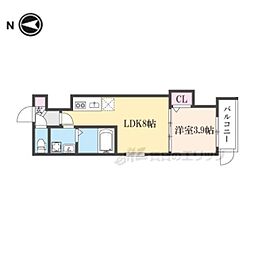Fasesia Orcus 1LDKの間取図画像