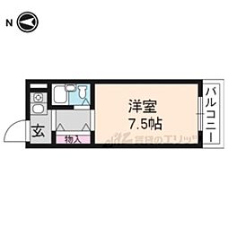 フェニックス樋口 1Kの間取図画像