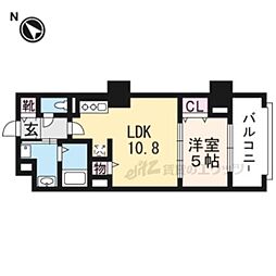 ときわぎ 1DKの間取図画像