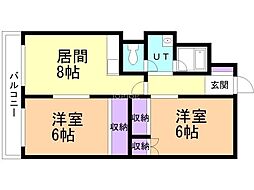 ときわパークハイツ 4階