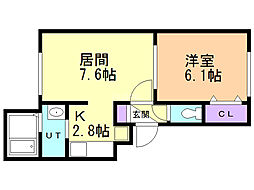 間取図画像 1LDK