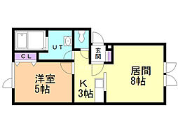 間取図画像 1LDK
