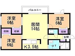ラピュタハイツ 2階