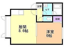 アイビス三輪第2　五番館 1階