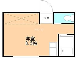 間取図画像 ワンルーム