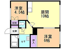 渋野マンション辰棟 1階/2