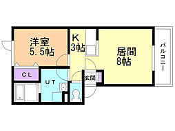 コーポ日研 C棟 1階/105