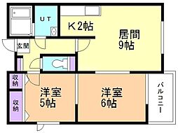 グローリハイツ幸 3階