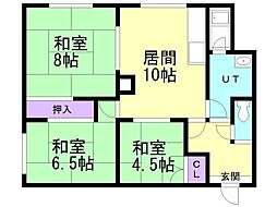 フイリアハイツ 3LDKの間取図画像