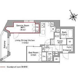間取図画像 1SLDK