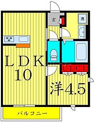 プラネッツ 1LDKの間取図画像