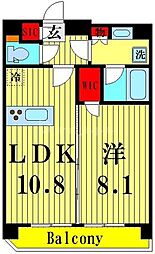 アイルリーヴァ向島 1LDKの間取図画像