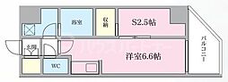 SEASONFLATS蔵前清住通り 1SKの間取図画像