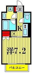 サンウッド錦糸町フラッツ 1Kの間取図画像
