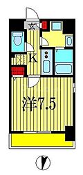 リブリ・両国 1Kの間取図画像