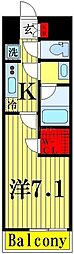 ハーモニーレジデンス東京イーストコア#005 1Kの間取図画像