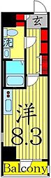 QUALITAS押上業平 ワンルームの間取図画像
